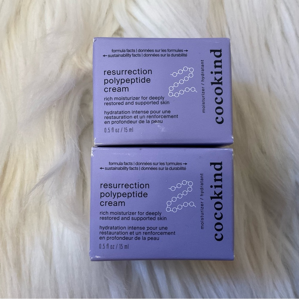 Cocokind Resurrection Polypeptide Cream - New x2 Travel Size - Picture 2 of 8